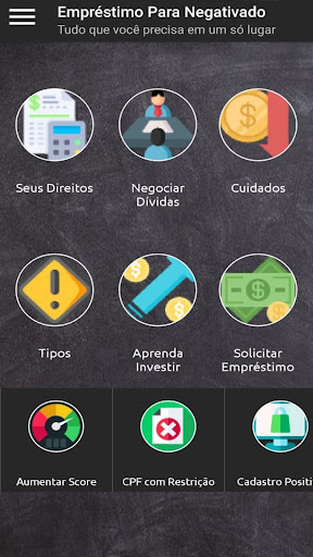 Android application Empréstimo ao Negativado–Guia screenshort