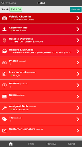 Android application DentMate AU screenshort