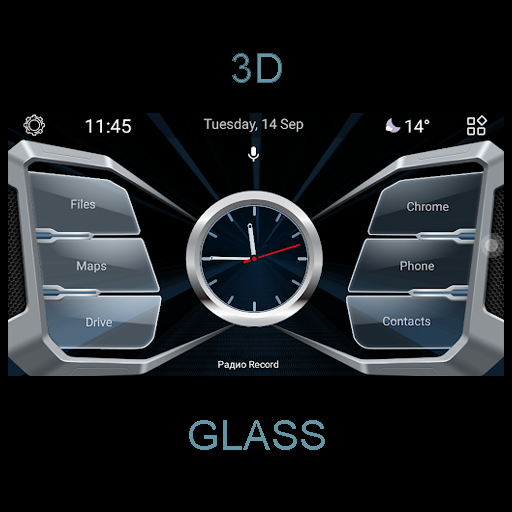 CL theme 3D Glass logo