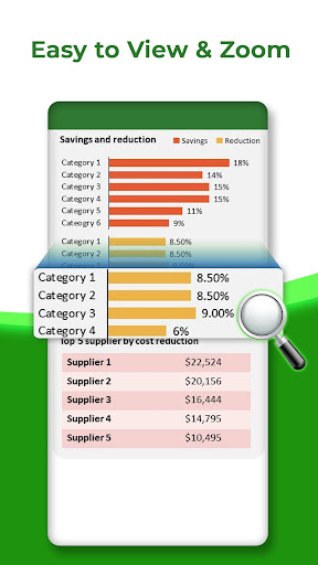 XLS File Viewer: XLSX Reader Screen 3