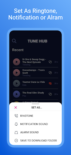 Tune Hub Screen 2