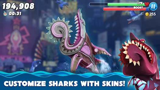 Angry Shark World - Play Angry Shark World Game on