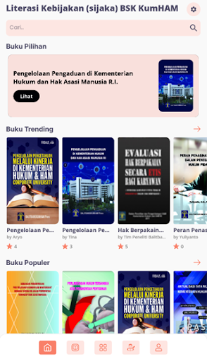 Android application Sijaka KumHAM screenshort