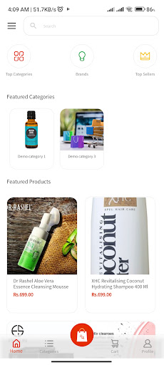 Android application Zainstore.pk screenshort