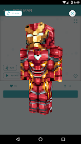 Captura 2 HD Skins for Minecraft 128x128 android