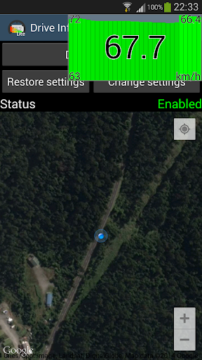 Android application Drive Info Lite screenshort