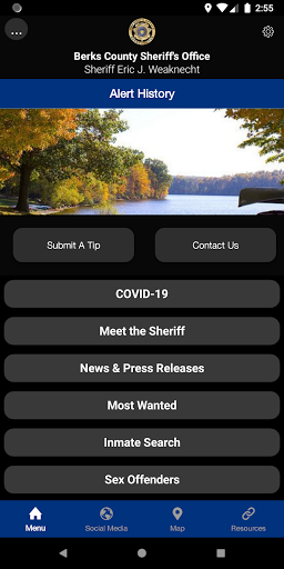 Android application Berks County Sheriff's Office screenshort