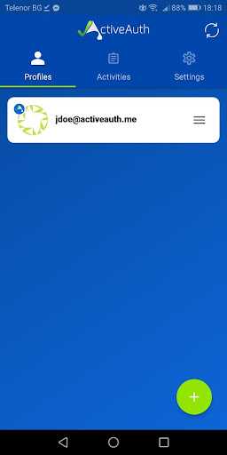 ActiveAuth Screen 2