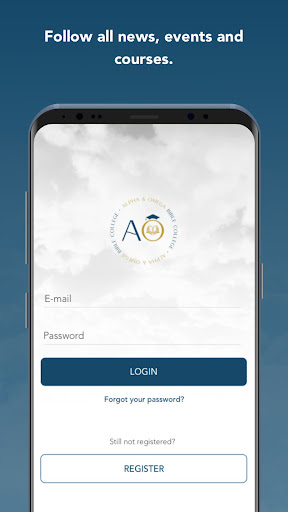 Android application AO BIBLE COLLEGE screenshort