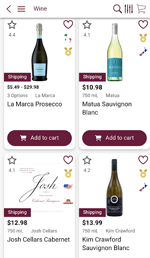Android application Wine Market of New Hyde Park screenshort