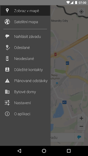 Hlášení závad - Bohumín Screen 3