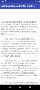 Abraham Lincoln Quotes and Bio