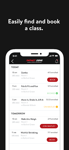 Screenshot of Impact Zone Fitness NJ