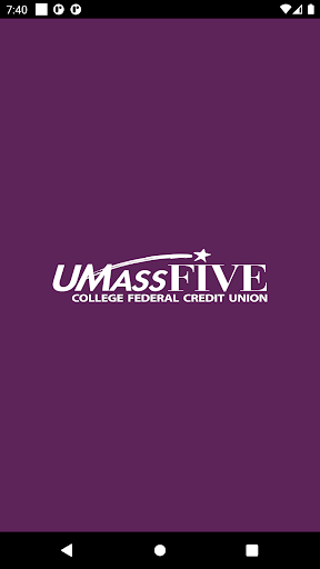 Android application UMassFive Mobile Banking screenshort