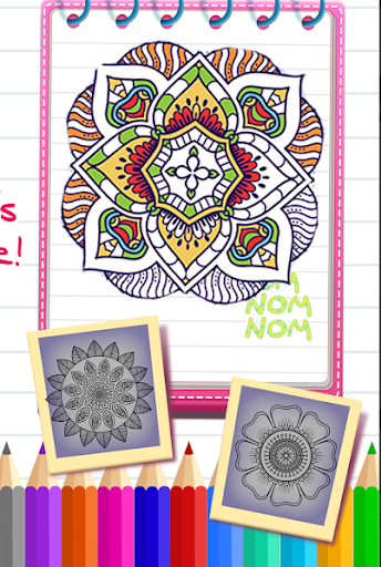 Mandala Coloring Book Screen 2