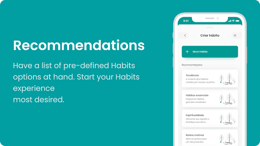 Constante: Habits and Goals Screen 3