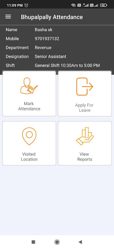 Bhupalpally Attendance Screen 3