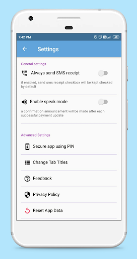 Monthly pay and fees record book