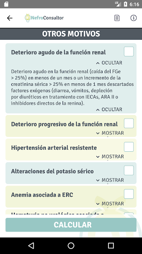 NefroConsultor Screen 2