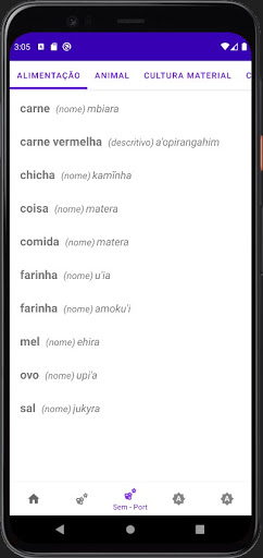 Dicionário Kawahiva Screen 2