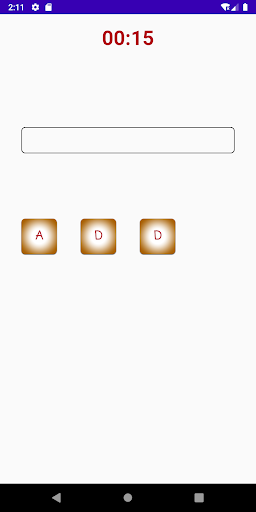 Word challenge Screen 2
