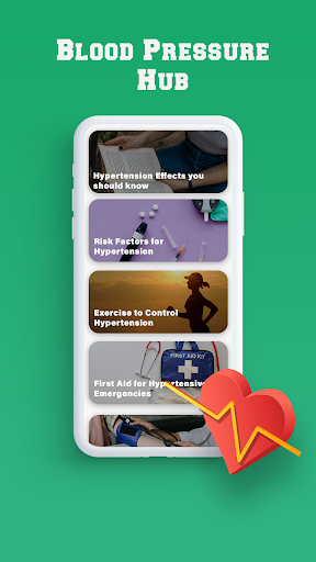 Android application Blood Pressure Tracker - Dairy screenshort