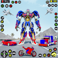 Dragon Robot Transform: Formula Car Robot Games