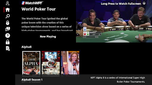WatchWPT for Android TV Screen 2