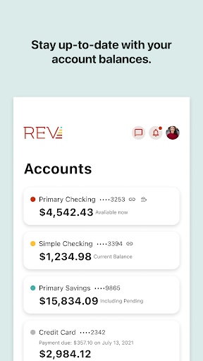 REV Federal Credit Union Screen 2