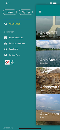 Android application Letsgo Nigeria screenshort