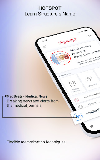 Screenshot of Rapid Review Anatomy Guide