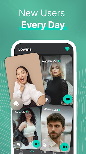 Lowins - Live Video Chat Screen 2