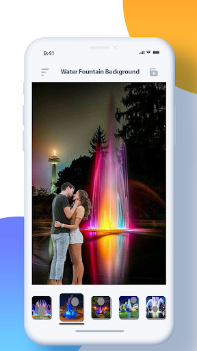 Water Fountain Photo Frames