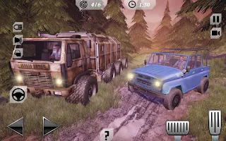 Offroad Trucker Muddy Car Driv - Screenshot 1