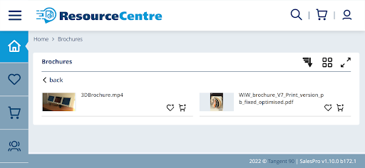Resource Centre Screen 3