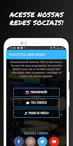 Profética Web Rádio Screen 3