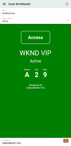 Android application Avancir Access Control screenshort