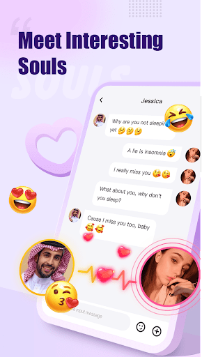 Android application Jolichat screenshort