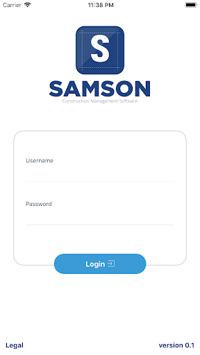 Samson Construction Management Screen 2