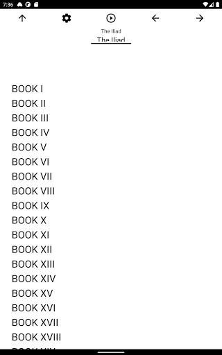 Book, The Iliad Screen 3
