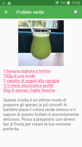 Bevande ricette di cucina gratis italiano offline.