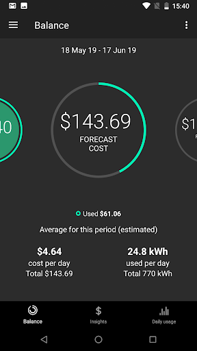 Android application Meridian Energy screenshort