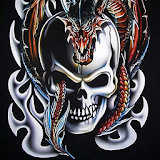 skulls and dragons wallpapers icon