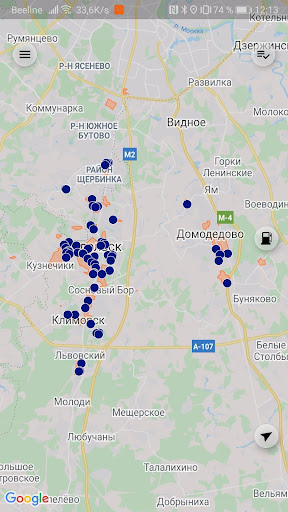 Android application artCARS: Каршеринг в Подольске screenshort