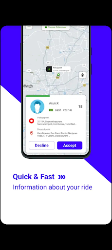 Wieen Cab - Drivers Screen 2