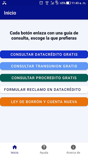 Android application Mi Perfil De Crédito screenshort