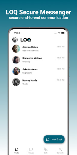 Android application LOQ Secure Messenger screenshort