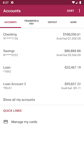 Family Bank Mobile Banking Screen 3
