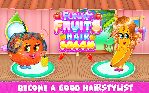 Funny Fruits Hair Salon VARY screenshots 1