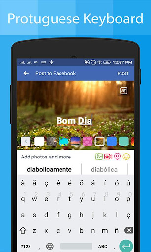 Portuguese Keyboard:Translator Screen 2